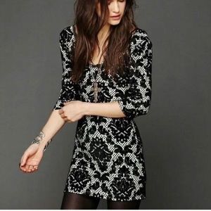 Intimately Free People Fair Maiden Velvet Mini Dress Size Small